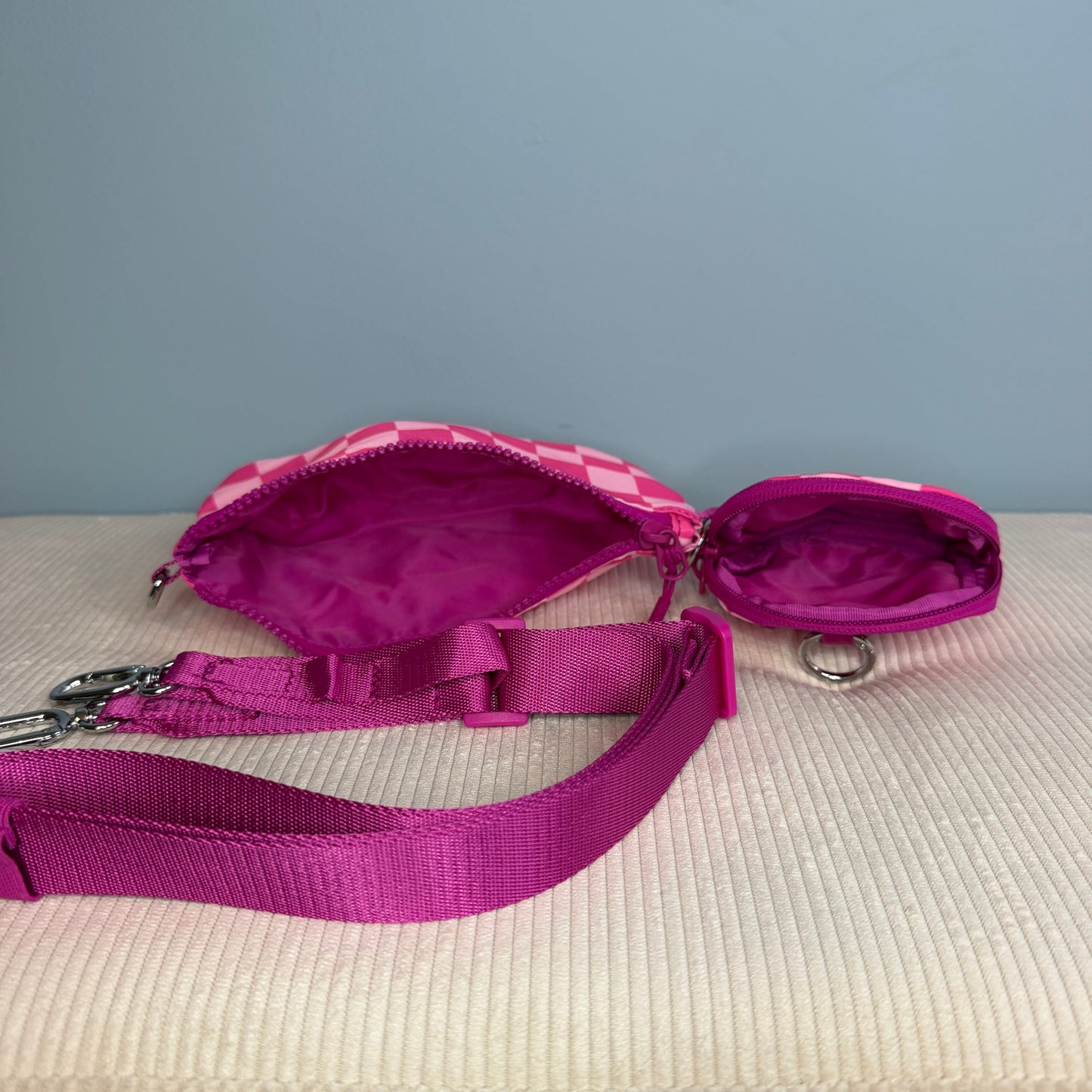 Tara - Double Pouch Nylon Crossbody