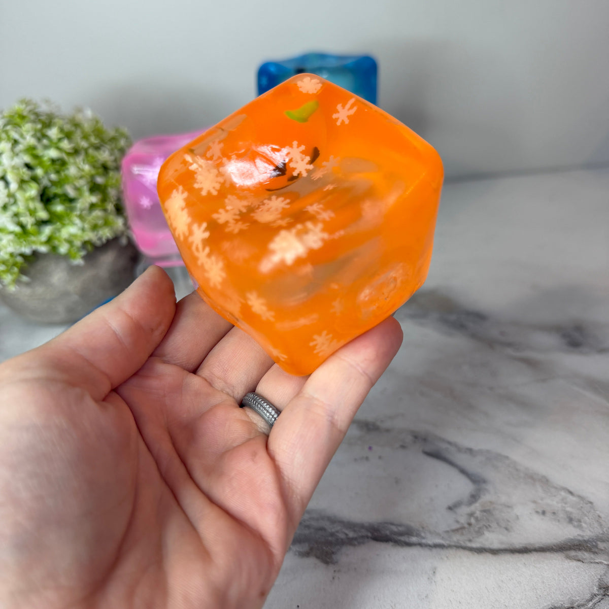 Squishy Toy - Halloween Cube