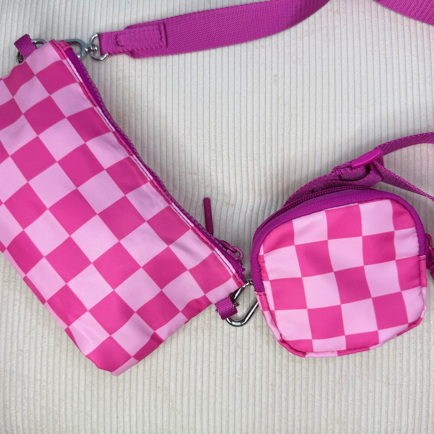 Tara - Double Pouch Nylon Crossbody